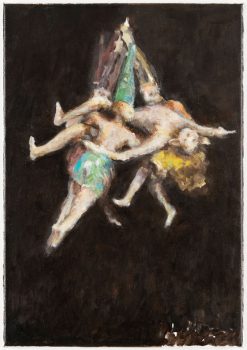 Ghost (after Witches' Flight by Goya), 40 x 30 cm, 2014