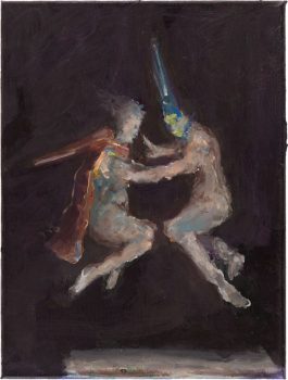 Ghost (after Witches' Flight by Goya), 40 x 30 cm, 2015