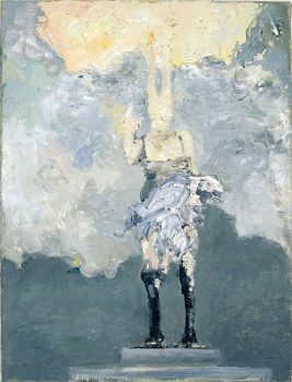 Lapine univers Columbia mit Adler, 2006, oil on canvas, 40 x 30 cm
