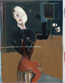 Selbstportrait nach de Chirico, weiblich