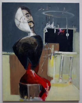 Selbstportrait nach de Chirico, männlich